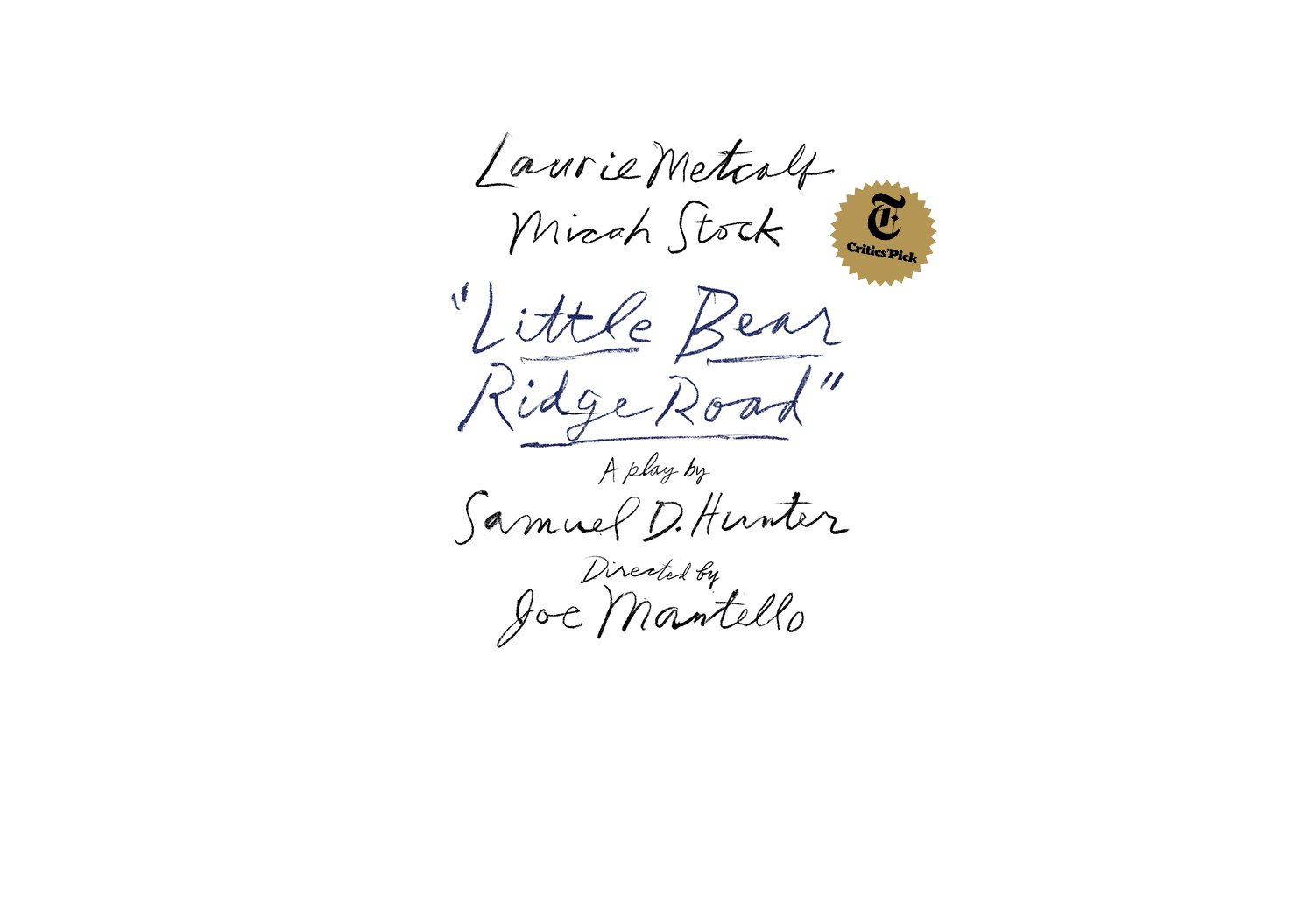 Laurie Metcalf, Micah Stock in Little Bear Ridge Road on Broadway. A play by Samuel D. Hunter. Directed by Joe Mantello